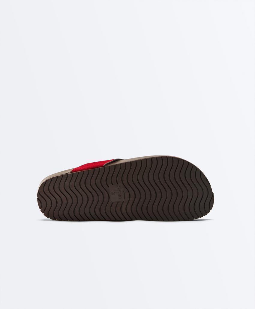 Кожаные сандалии