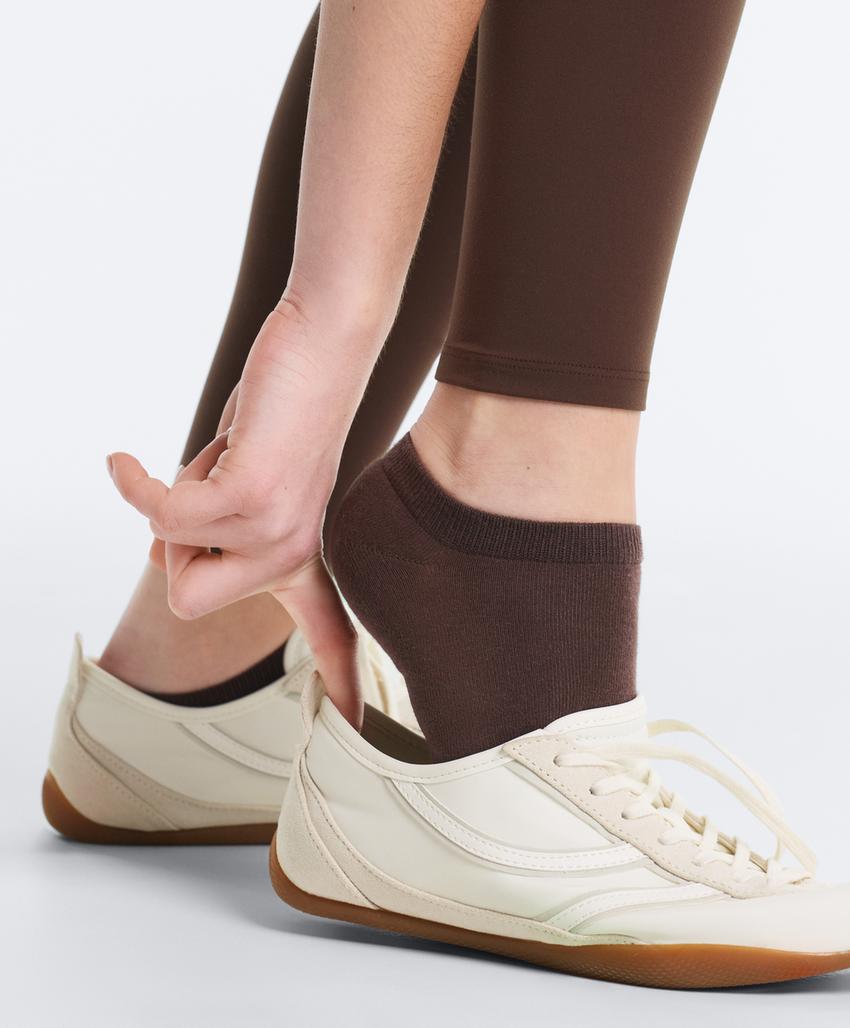 5 пар носков-сникеров из смесового хлопка