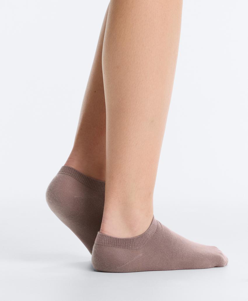 5 пар носков-сникеров из смесового хлопка