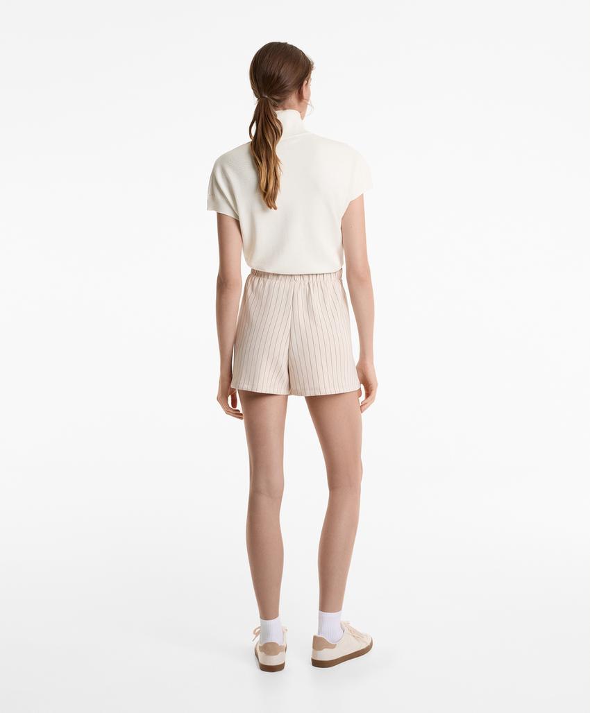 Шорты с завязками из мягкой ткани с модалом