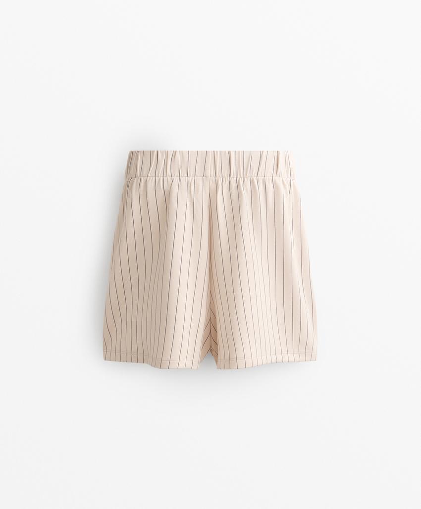 Шорты с завязками из мягкой ткани с модалом