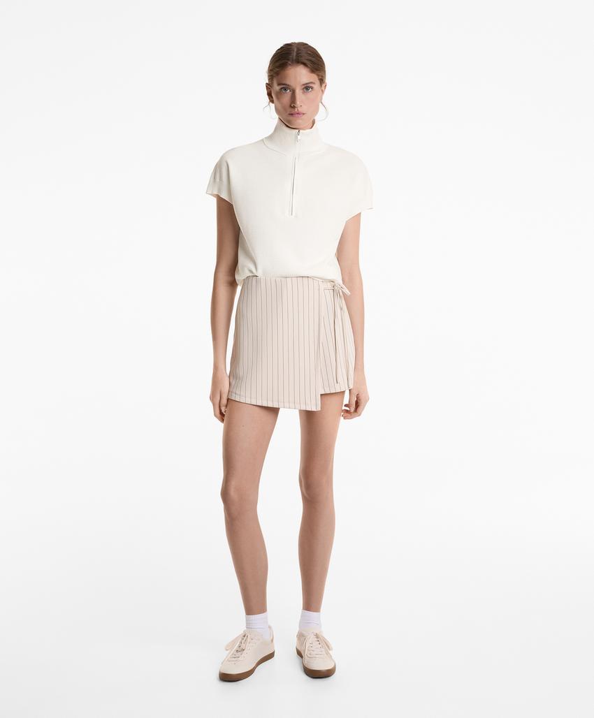 Шорты с завязками из мягкой ткани с модалом