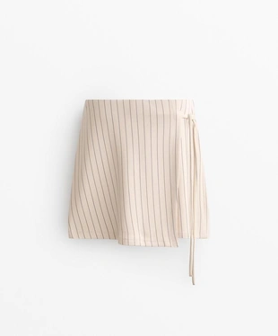 Купить OYSHO Шорты с завязками из мягкой ткани с модалом