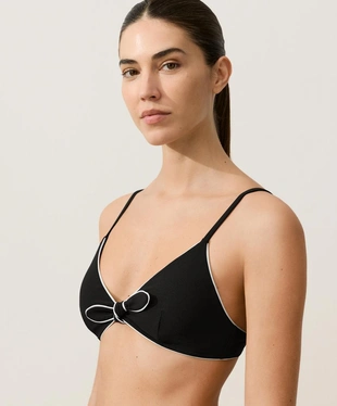 Топ бикини с треугольными чашками и бантом- Заказать в России