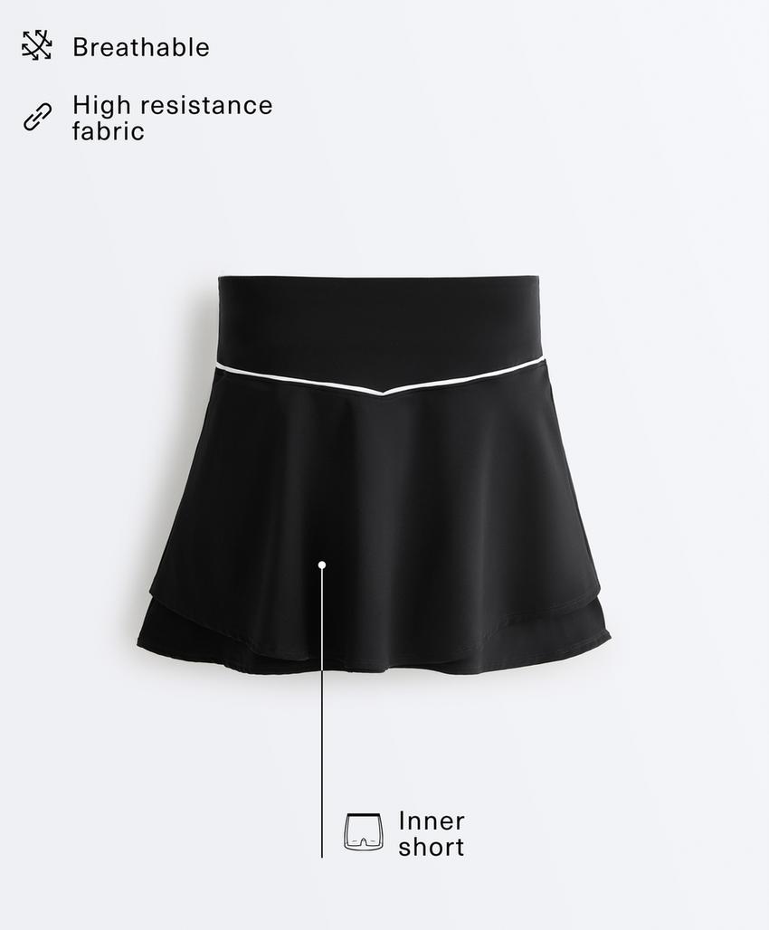 Короткая юбка Comfortlux с завышенной талией