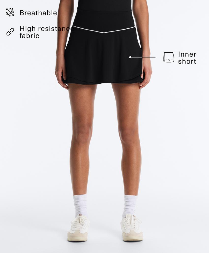 Короткая юбка Comfortlux с завышенной талией