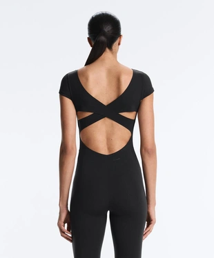 Длинный комбинезон Compressive с коротким рукавом- Заказать в России