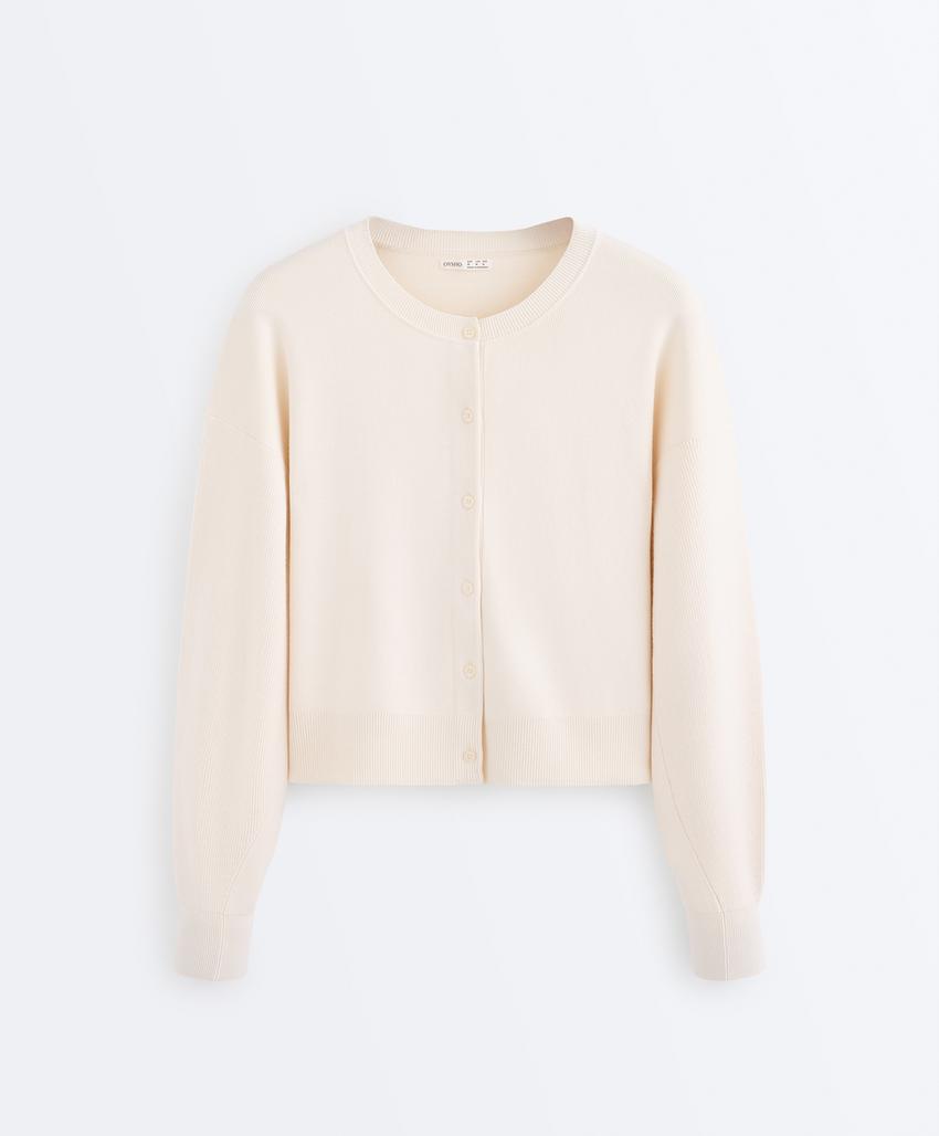 Кардиган с рукавами balloon