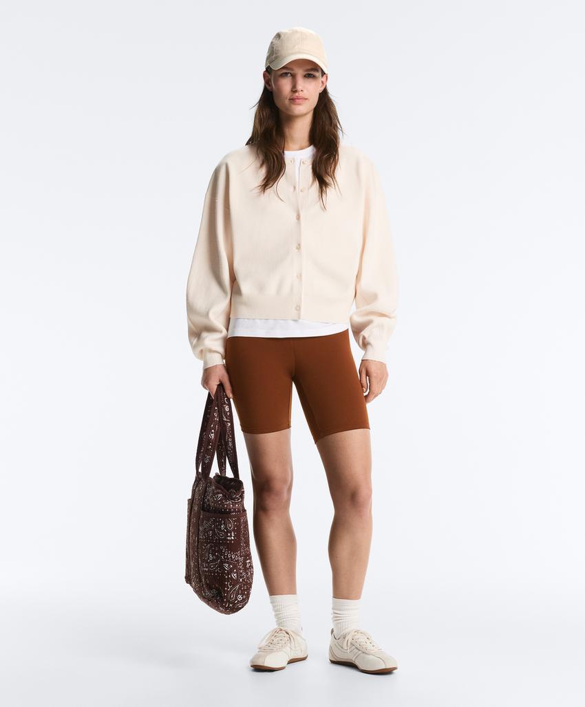 Кардиган с рукавами balloon