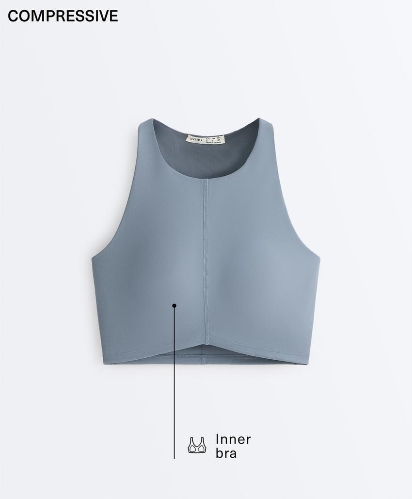 Tank top Compressive со швами
