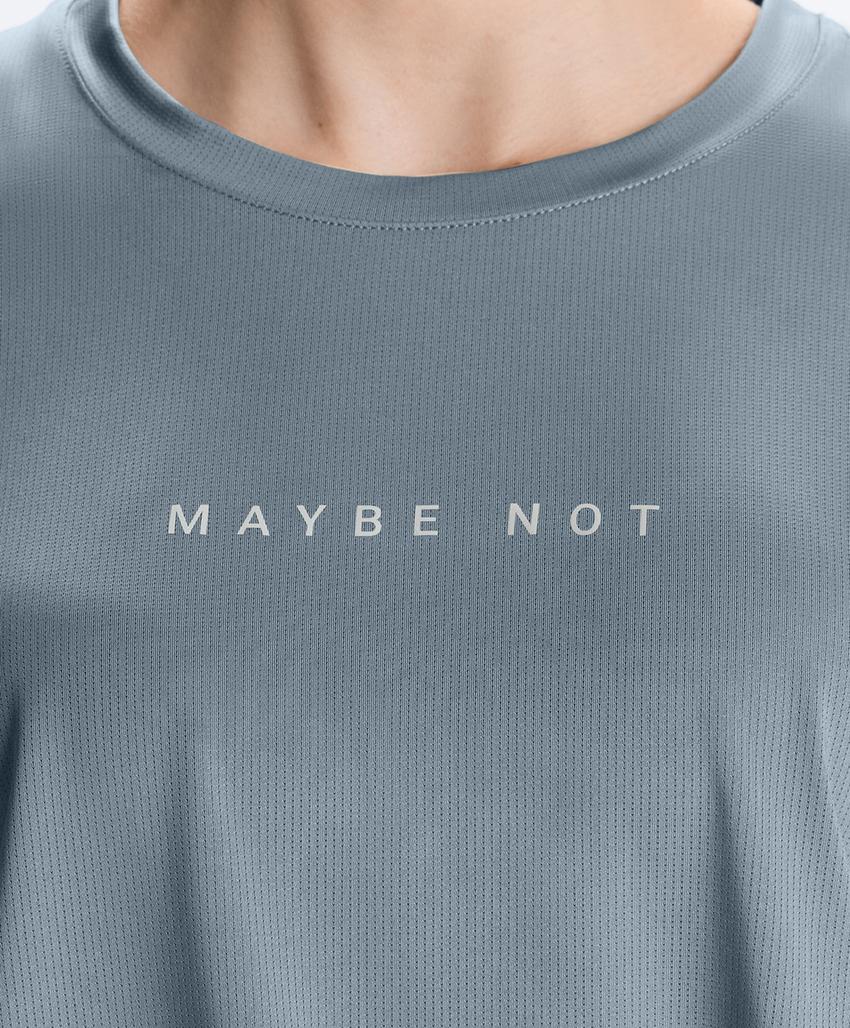 Лонгслив из высокотехнологичной ткани с надписью