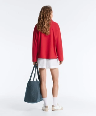 Рубашка-поло с длинным рукавом из пике- Заказать в России