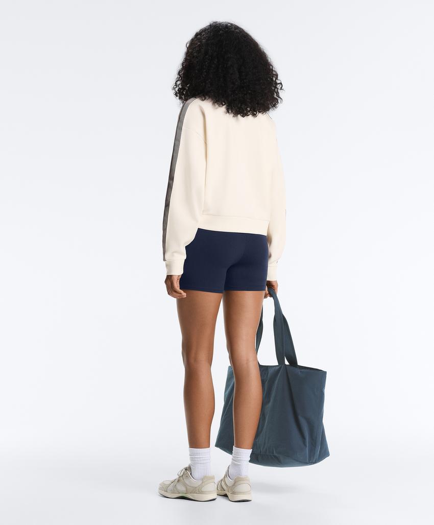 Куртка из пике с хлопком и боковой тесьмой в елочку