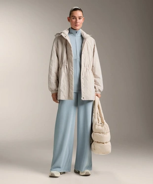 Брюки с асимметричными полосками из модала- Заказать в России