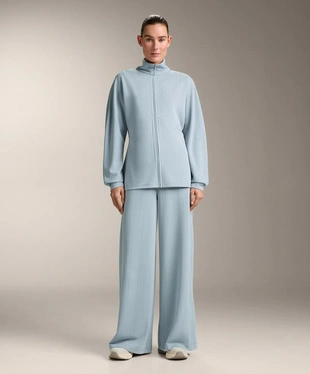 Брюки с асимметричными полосками из модала- Заказать в России