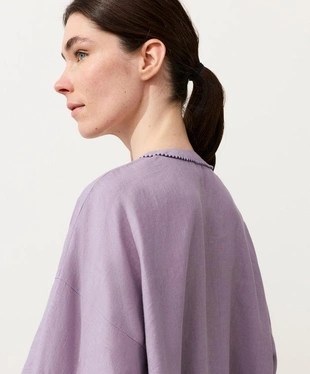 Рубашка-кафтан из 100%-го льна- Заказать в России