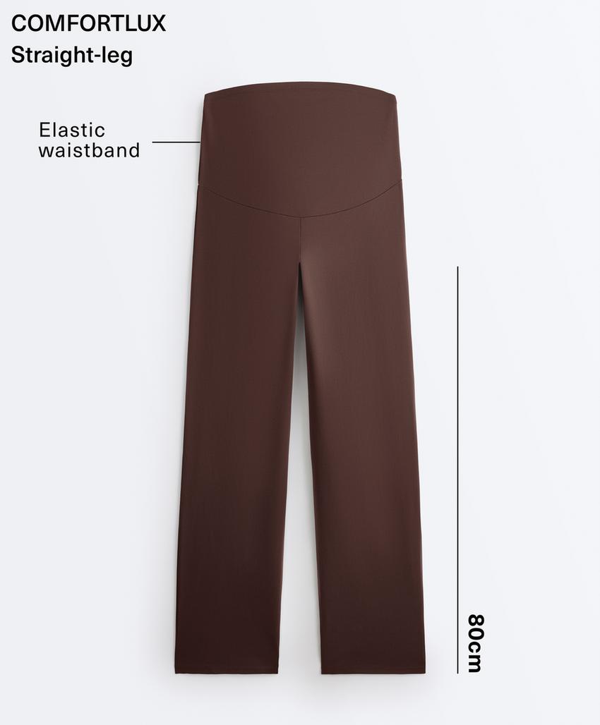 Брюки прямого кроя Comfortlux для беременных
