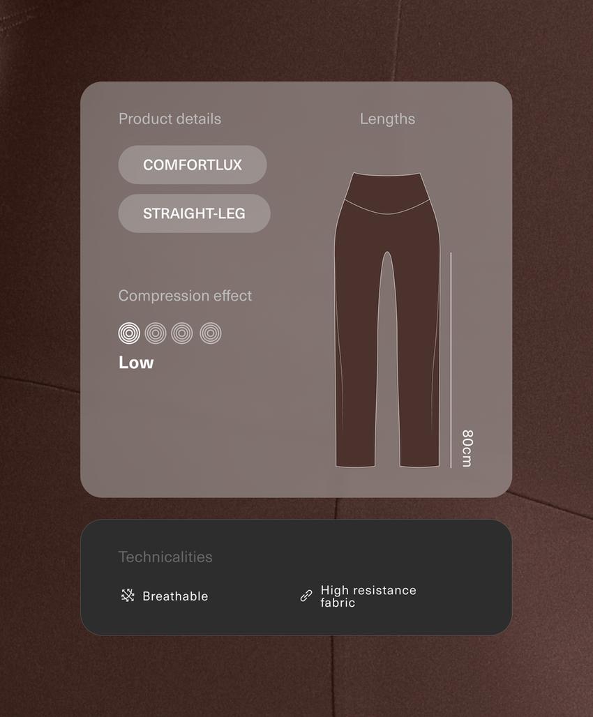 Брюки прямого кроя Comfortlux для беременных