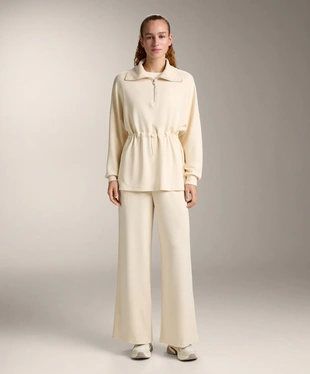 Толстовка на полумолнии из модала с мягким прикосновением- Заказать в России