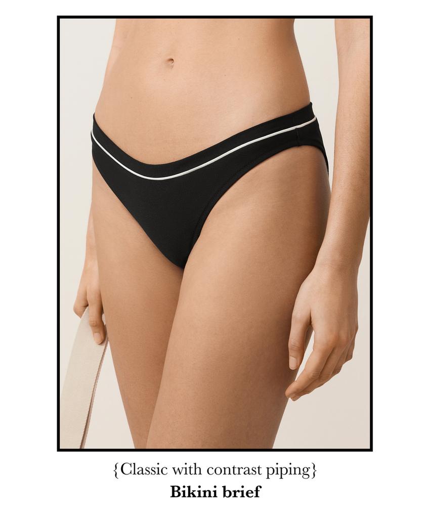 Классические плавки бикини с Piping