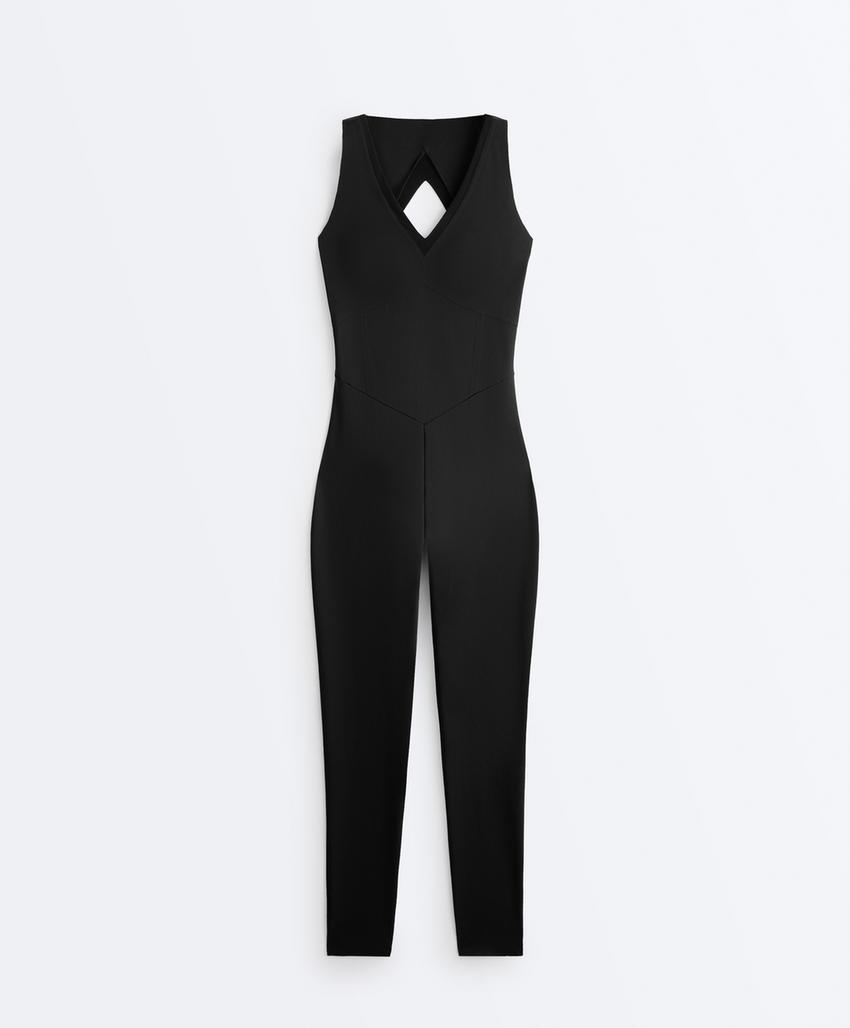 Комбинезон без рукавов с длинным брючным костюмом perfect-adapt