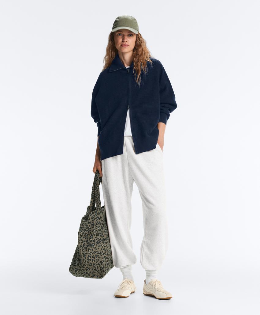 Сумка-шопер с леопардовым принтом