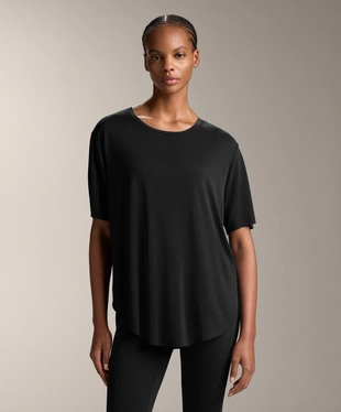 Футболка из смесового модала с короткими рукавами- Заказать в России