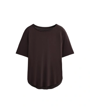 Футболка из смесового модала с короткими рукавами- Заказать в России