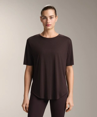 Футболка из смесового модала с короткими рукавами- Заказать в России