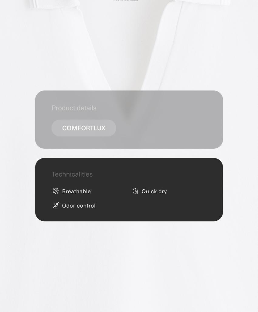 Поло Comfortlux с коротким рукавом и окантовкой