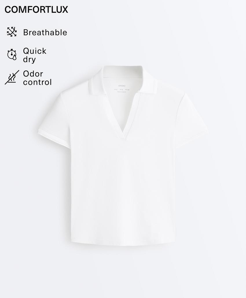 Поло Comfortlux с коротким рукавом и окантовкой