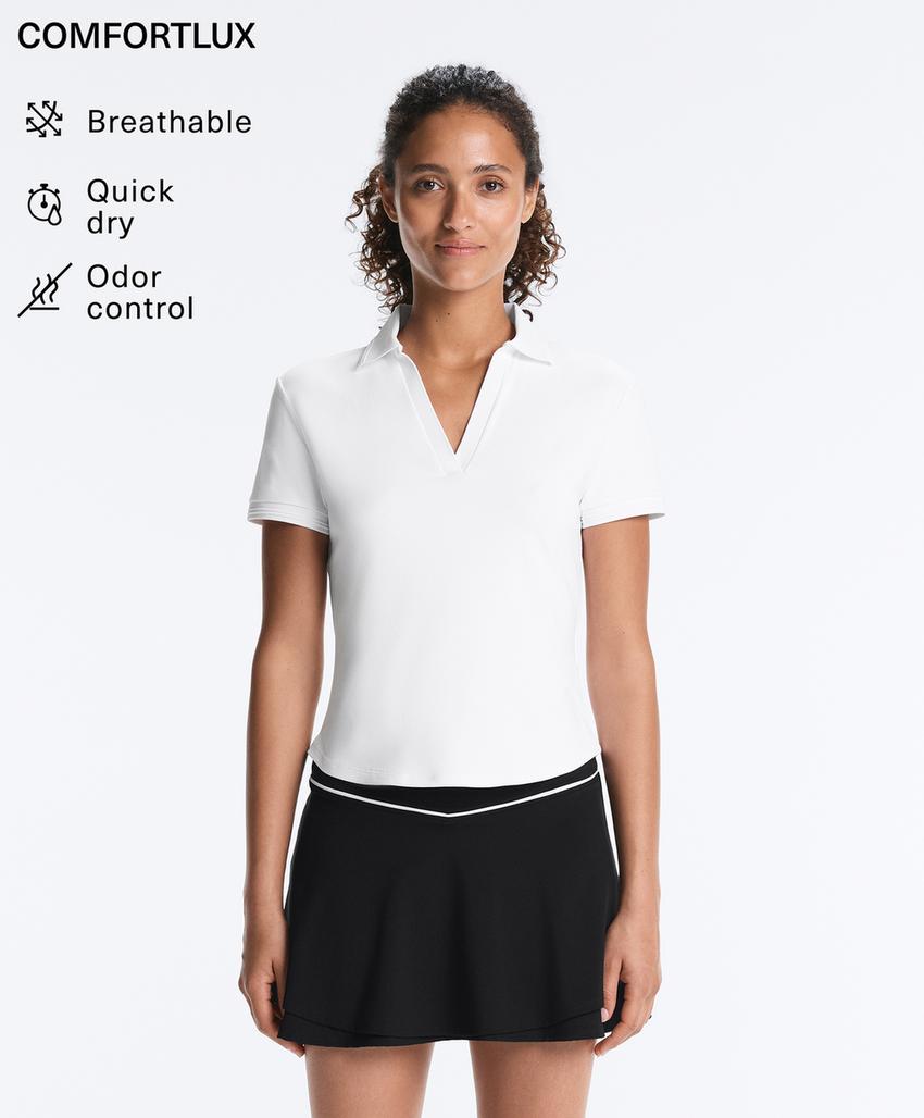 Поло Comfortlux с коротким рукавом и окантовкой