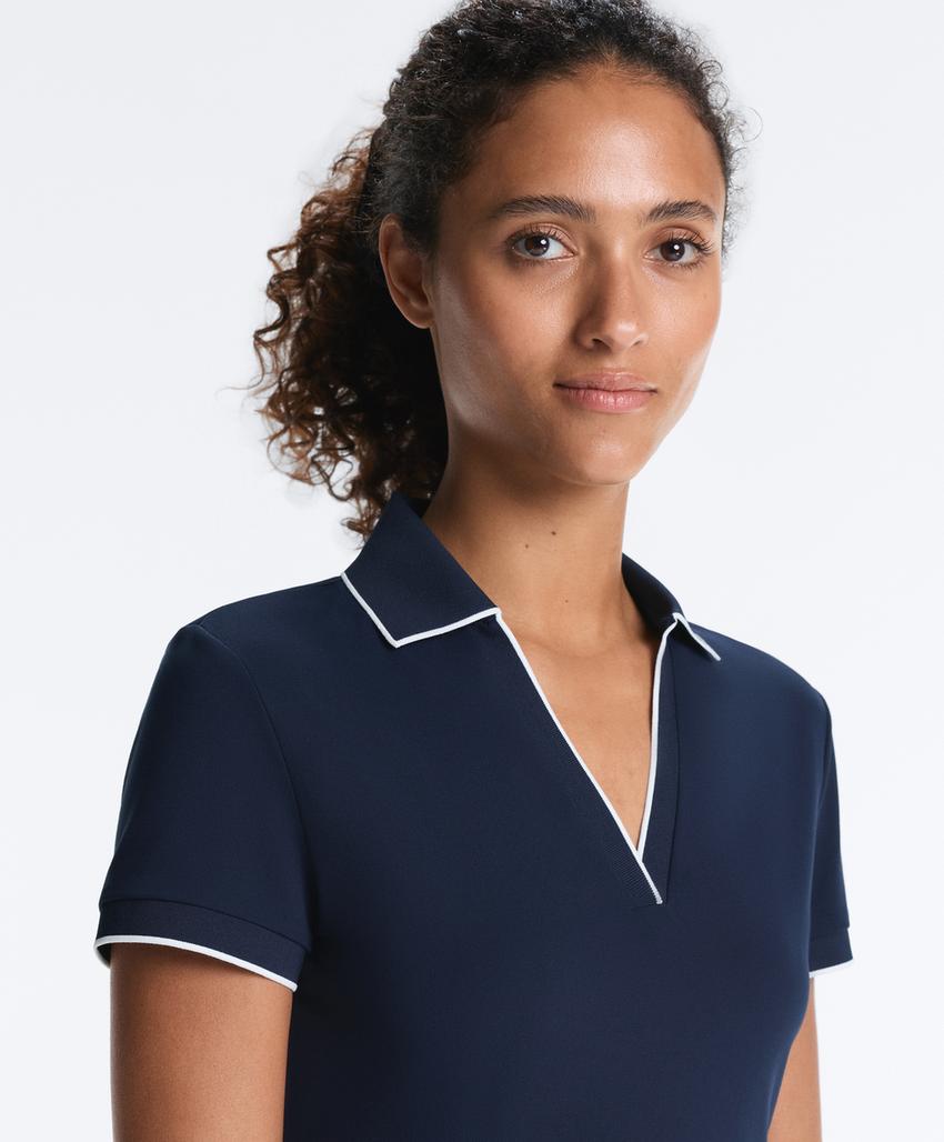 Поло Comfortlux с коротким рукавом и окантовкой