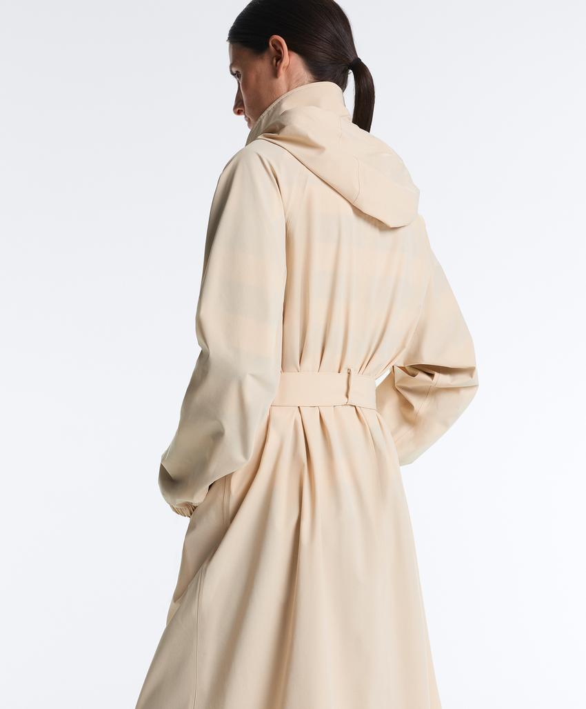 Удлиненный ультралегкий плащ с водонепроницаемостью 10 000 мм