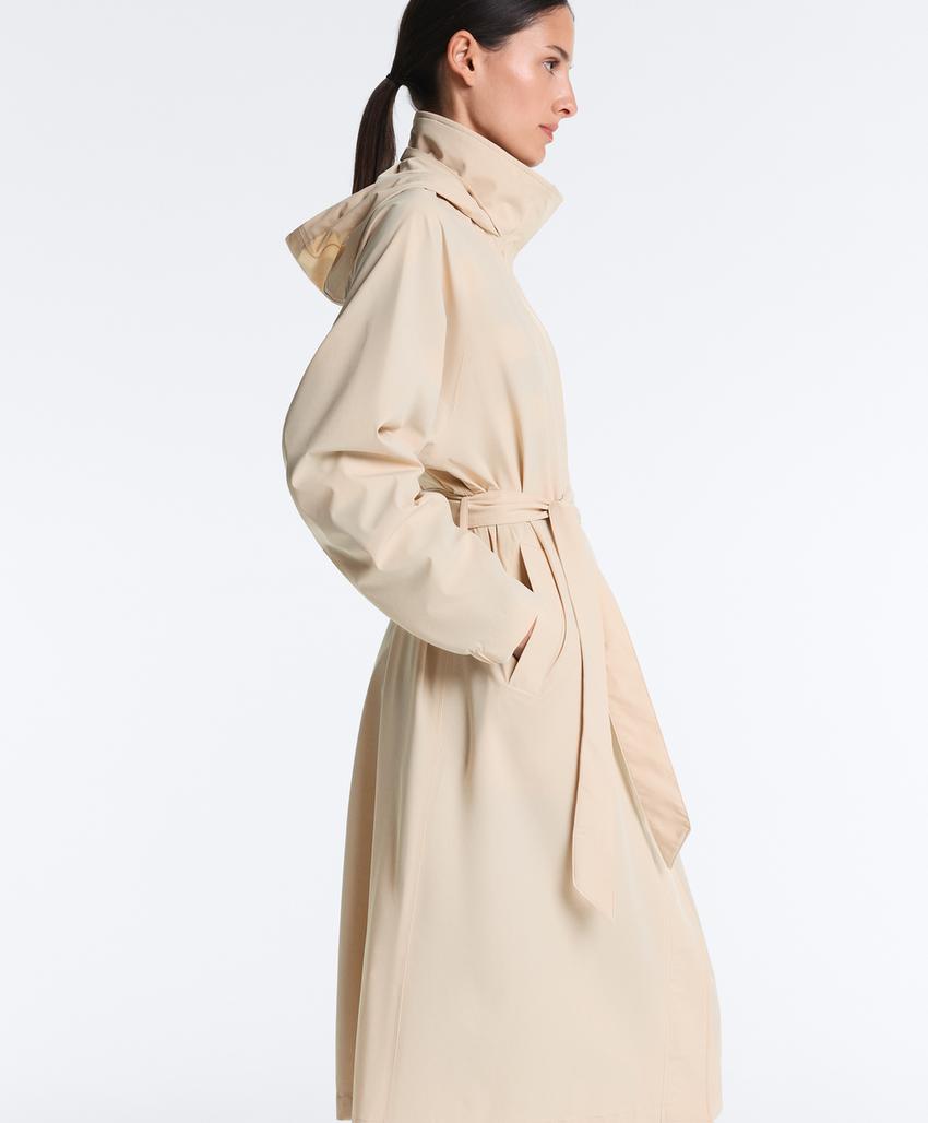 Удлиненный ультралегкий плащ с водонепроницаемостью 10 000 мм