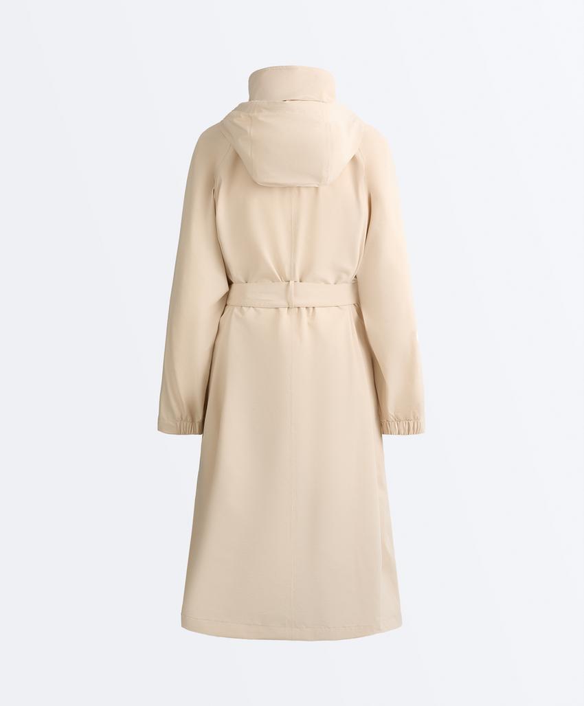 Удлиненный ультралегкий плащ с водонепроницаемостью 10 000 мм