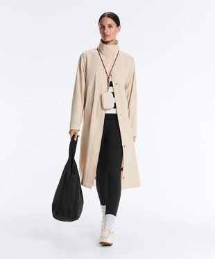 Удлиненный ультралегкий плащ с водонепроницаемостью 10 000 мм- Заказать в России