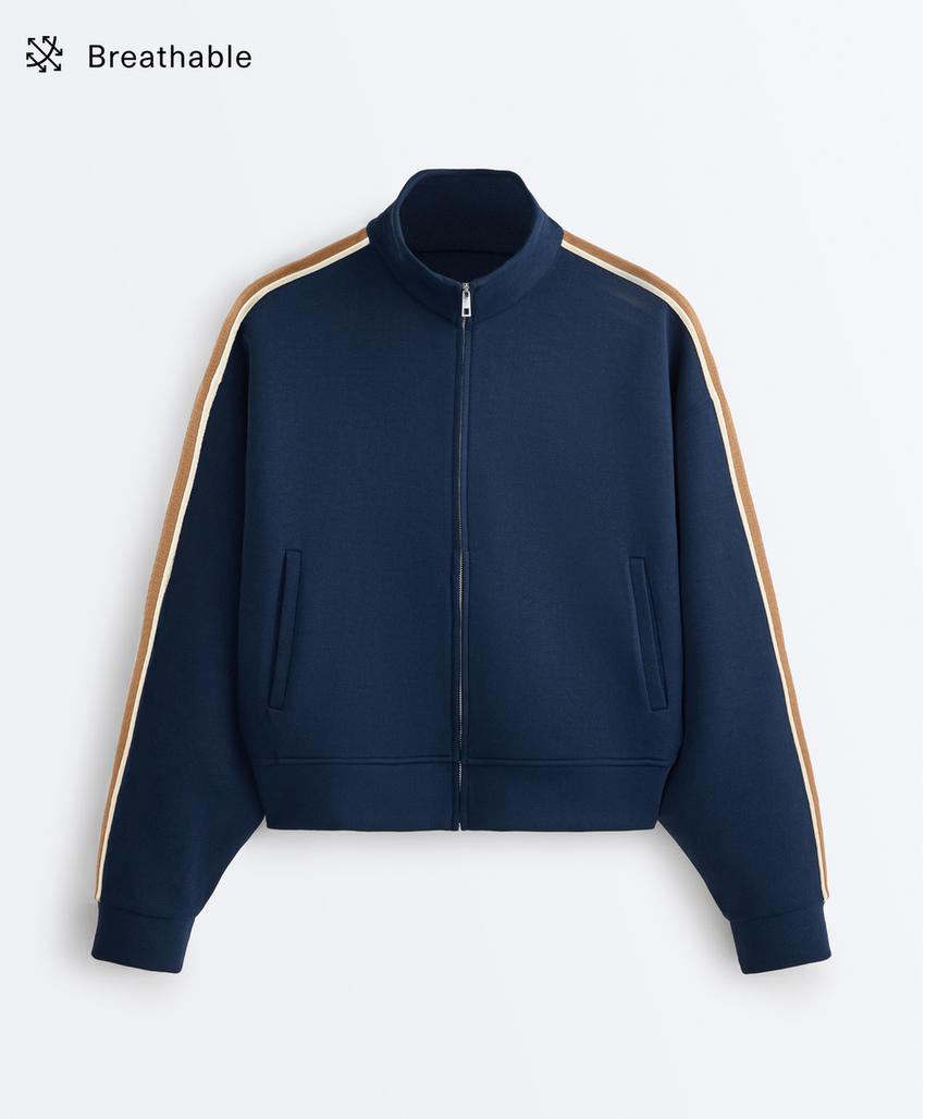 Куртка из твила с лампасами