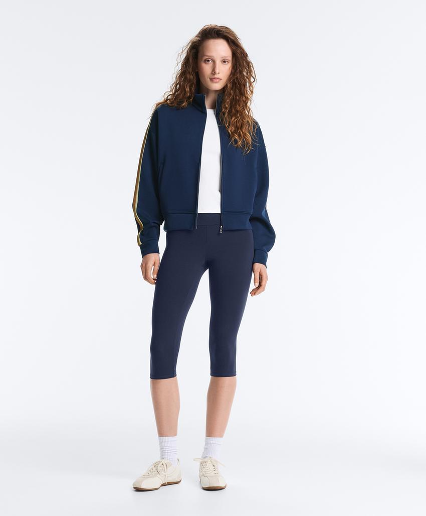 Куртка из твила с лампасами