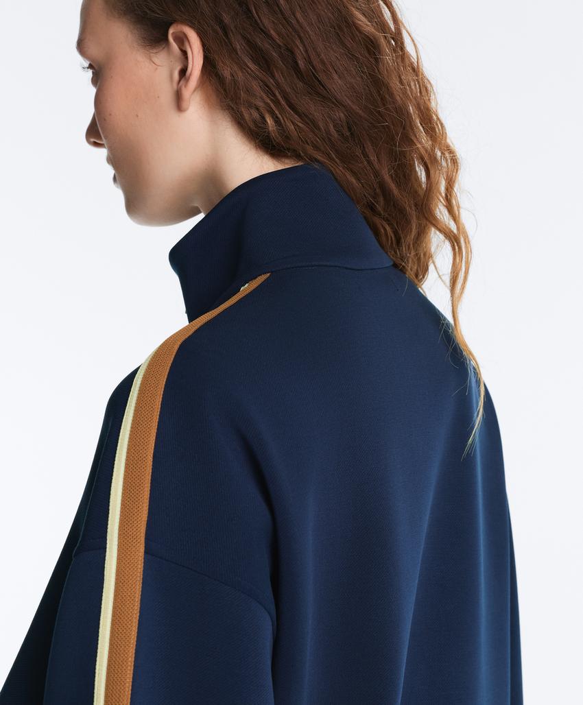 Куртка из твила с лампасами