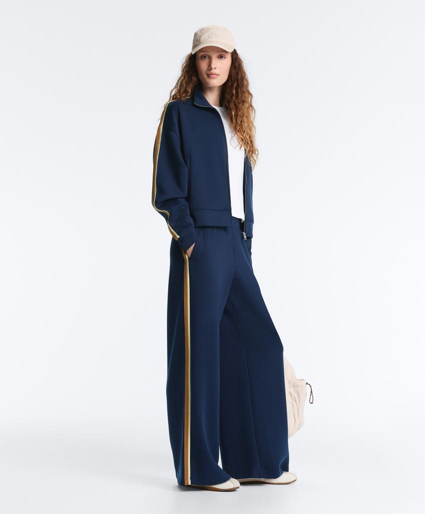 Куртка из твила с лампасами