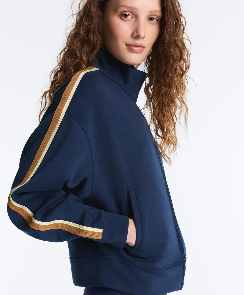 Куртка из твила с лампасами