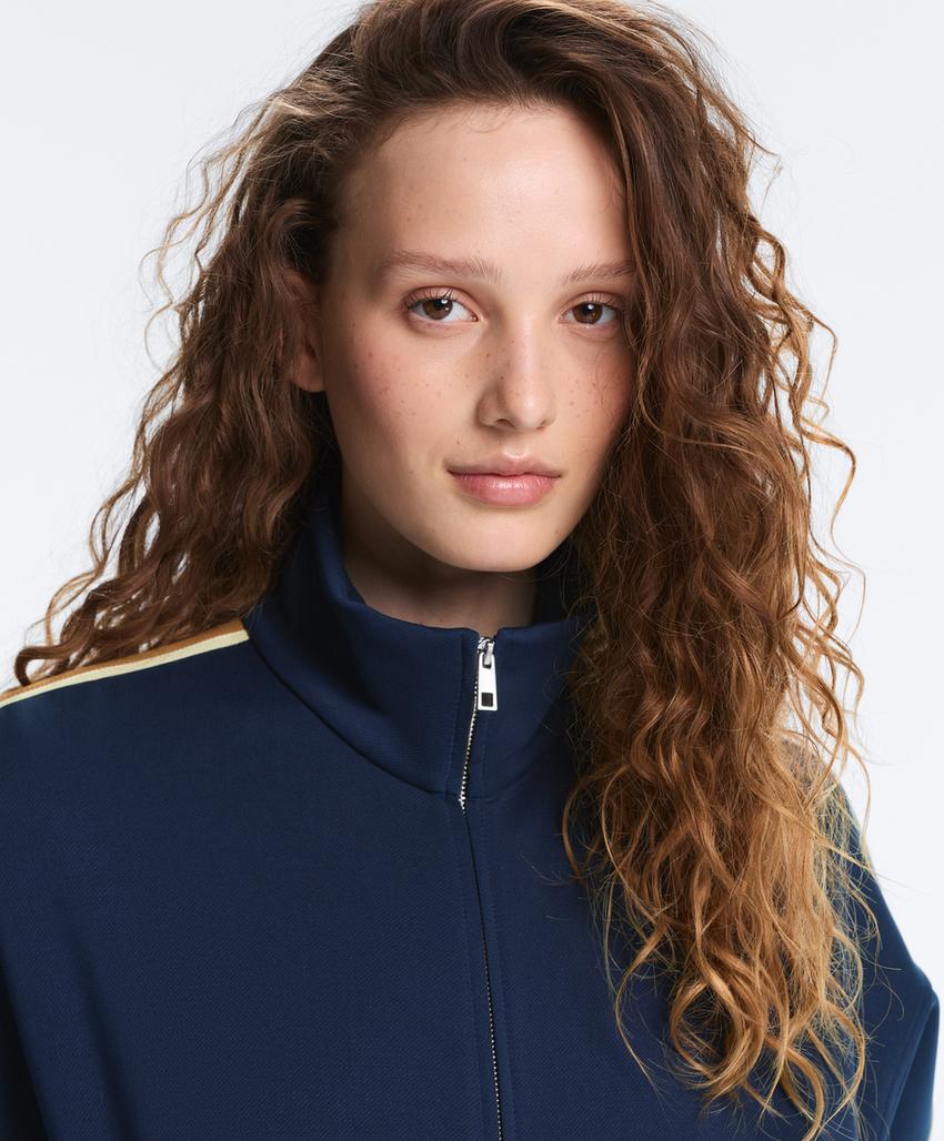 Куртка из твила с лампасами