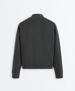 Куртка из мягкой ткани с круглым воротом- Заказать в России