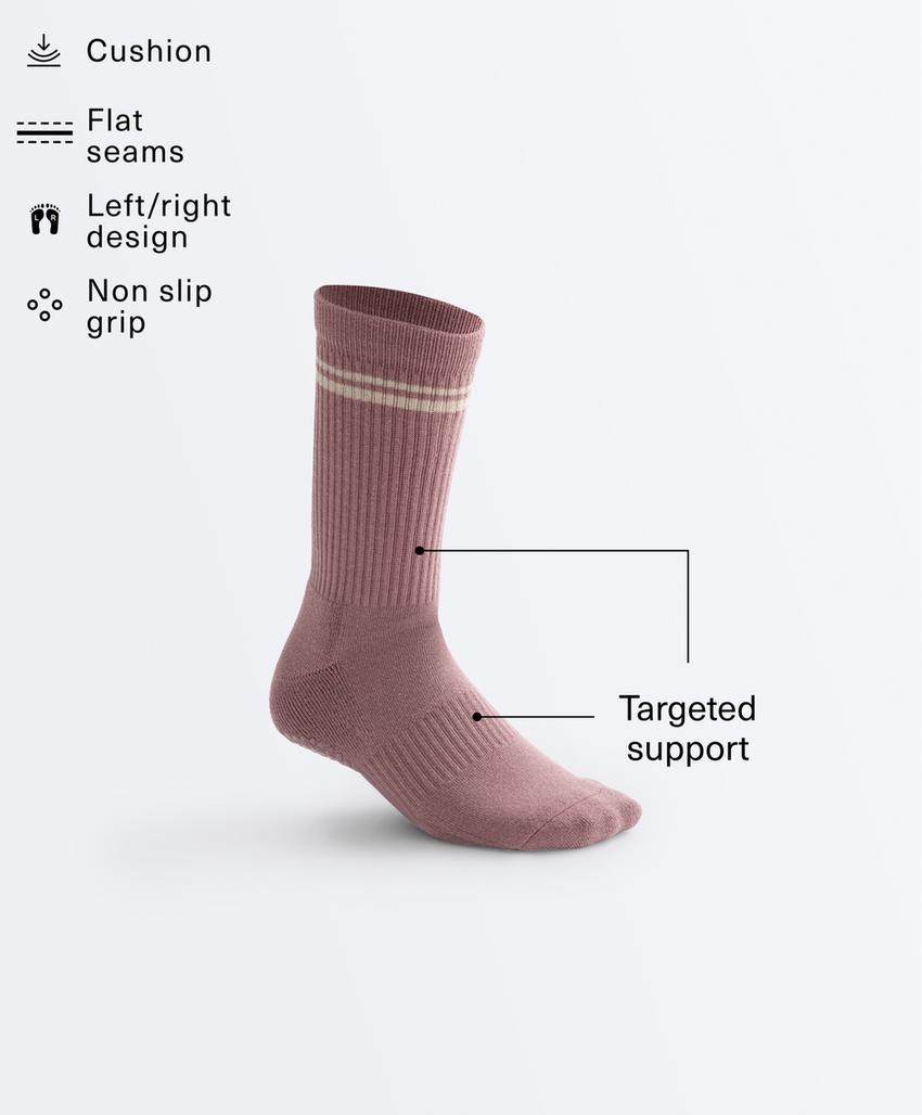 2 пары классических носков из смесового хлопка для йоги и пилатеса
