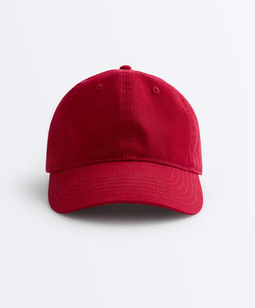 Кепка из 100%-го хлопка с эффектом выгорания