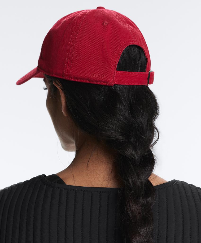 Кепка из 100%-го хлопка с эффектом выгорания