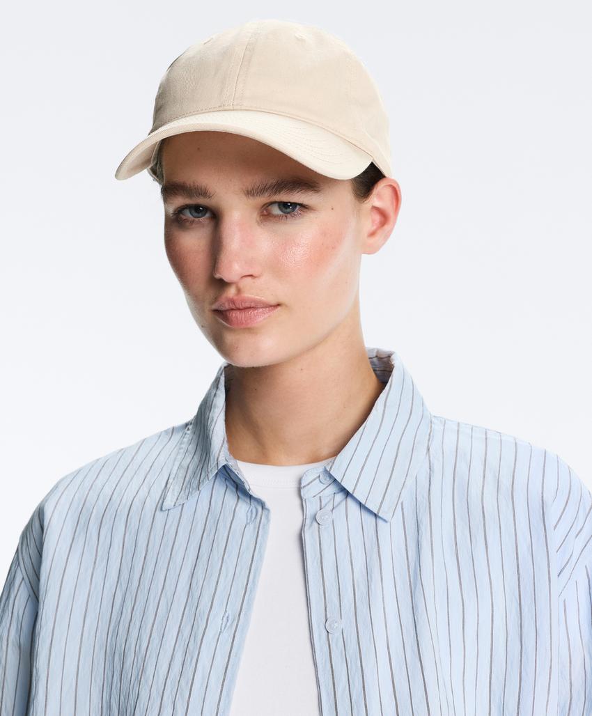 Кепка из 100%-го хлопка с эффектом выгорания