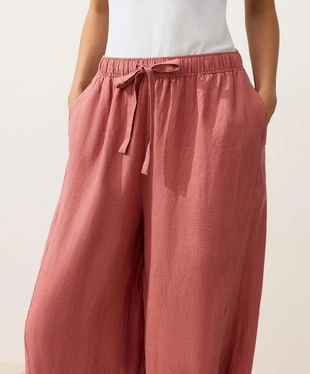 Брюки Balloon из 100%-го льна- Заказать в России