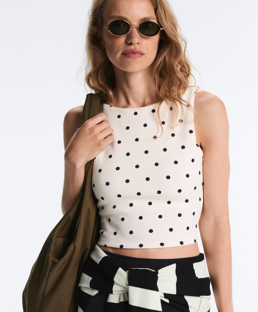 Майка в горошек